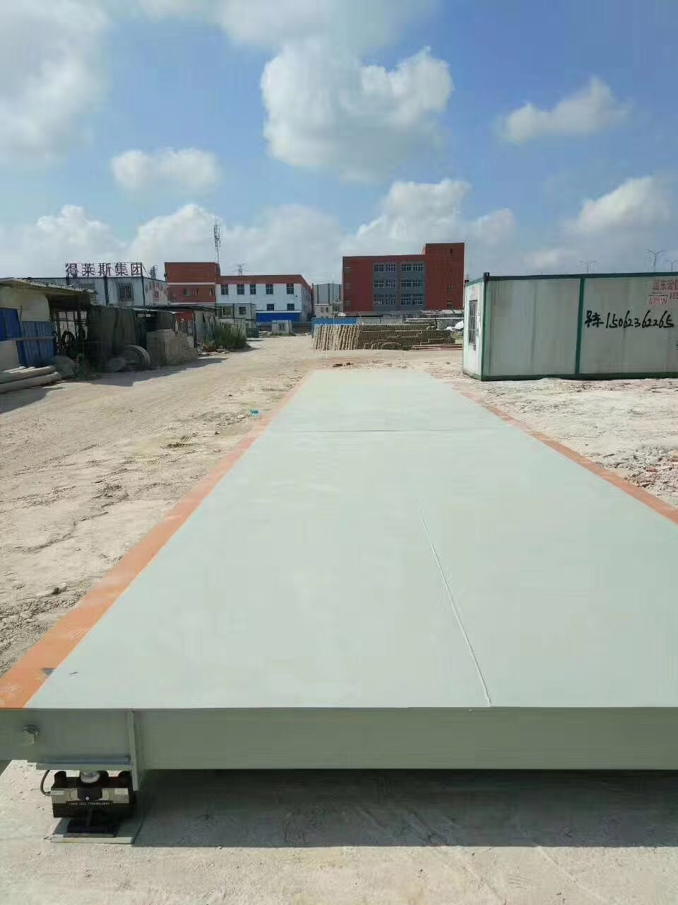 昆山千灯镇3x12m 2节地磅80吨