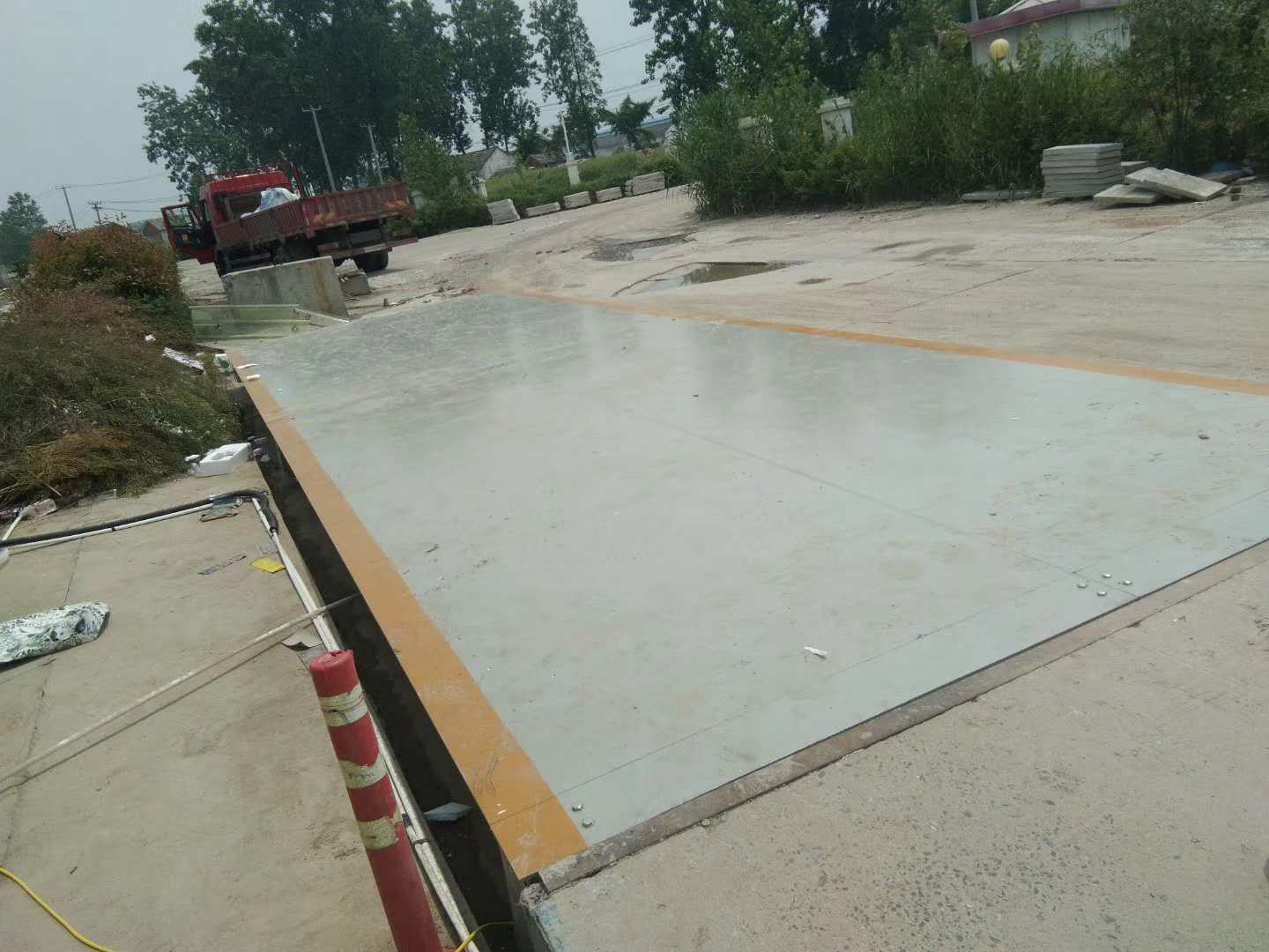 苏州北桥3x10m 2节地槽式地磅80吨